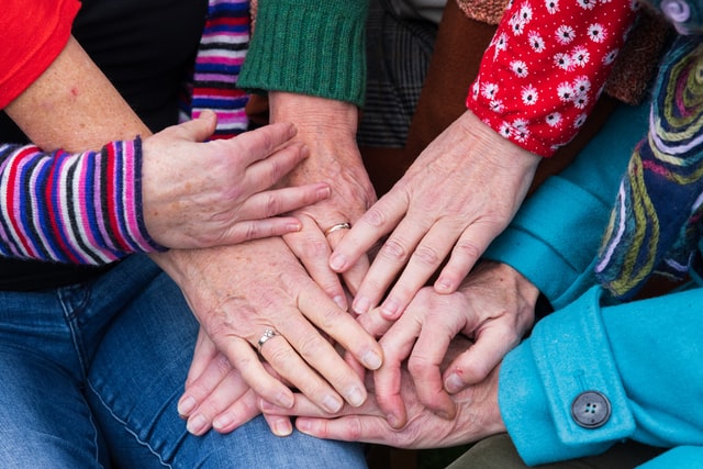 photos of hands together